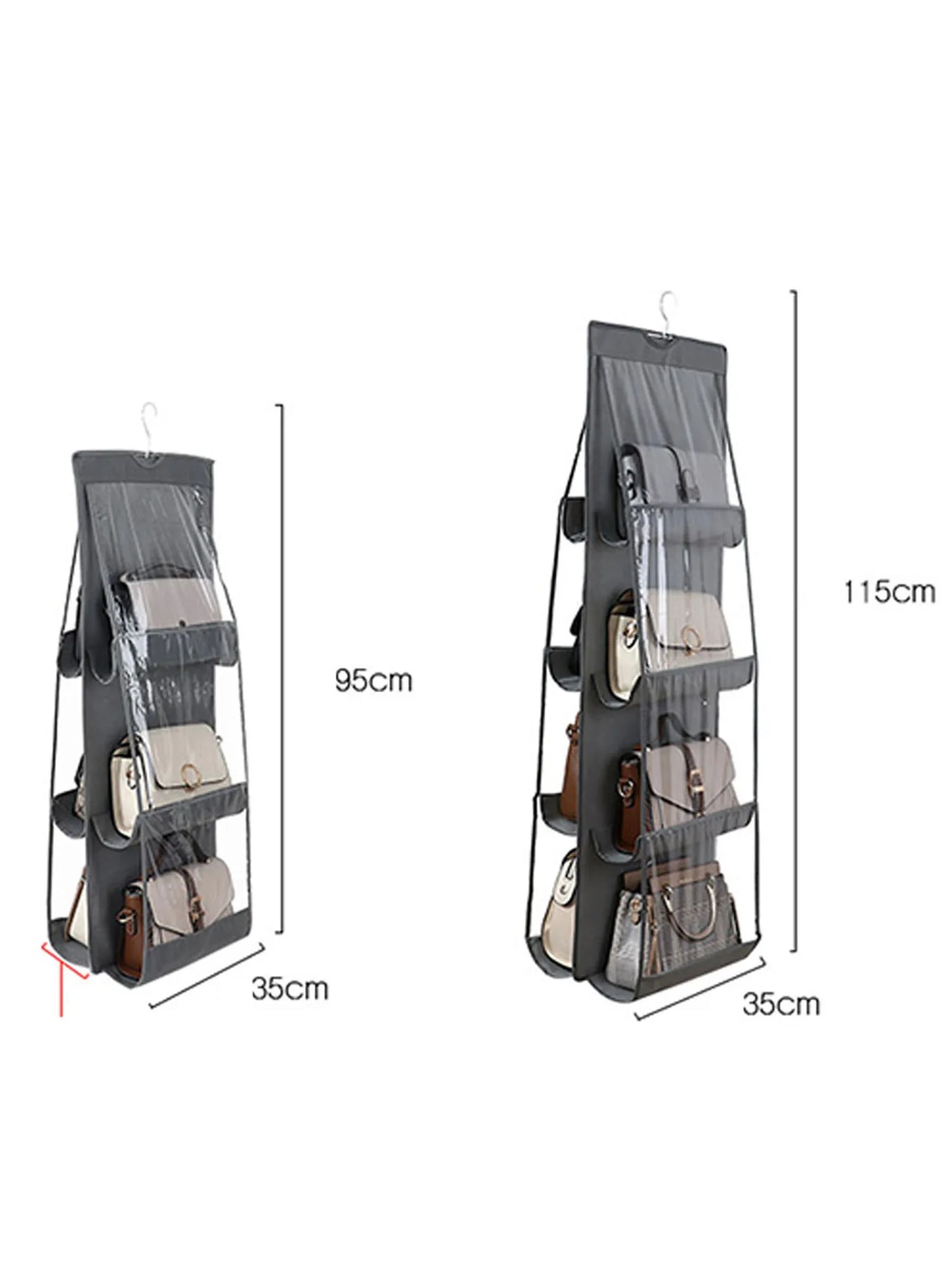 Versatile Stylish Hanging Purse Organizer Storage