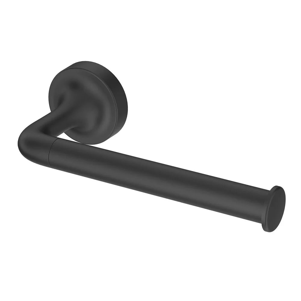 Wall Mount Toilet Paper Holder Matte Black