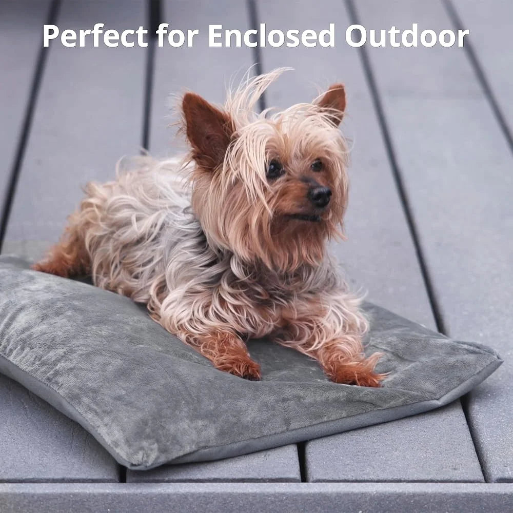 Outdoor Heated Cat Bed, Pet Heating Pad