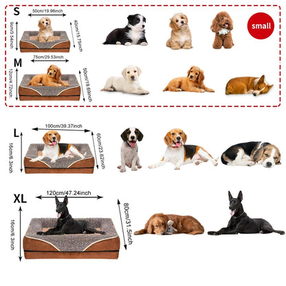 An oversized dog/cat bed removable washable