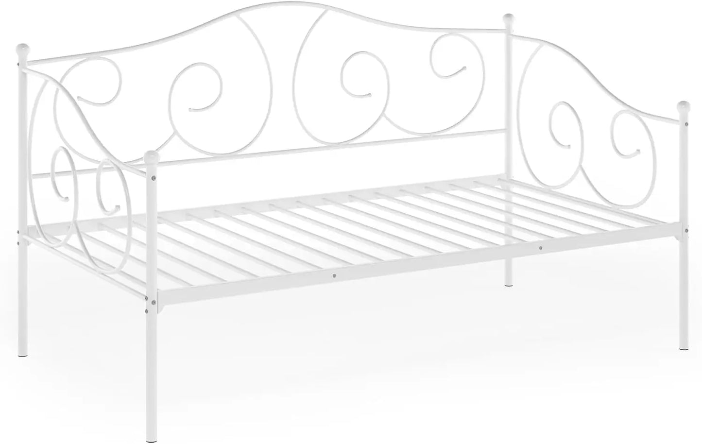 Metal Daybed, Twin, White