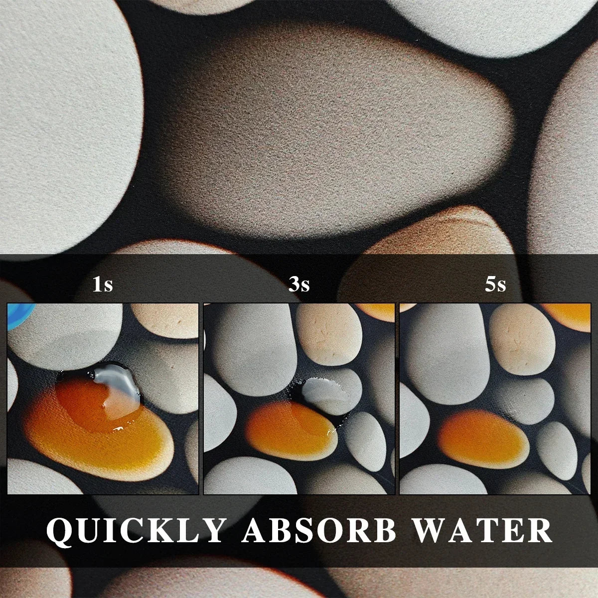 Bathroom Carpet Non-slip Water Absorbent, Dirt Resistant