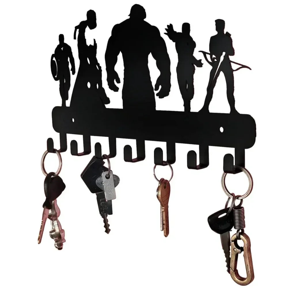 Stylish Enchanting 7-Hook Wall-Mounted Metal Organizer
