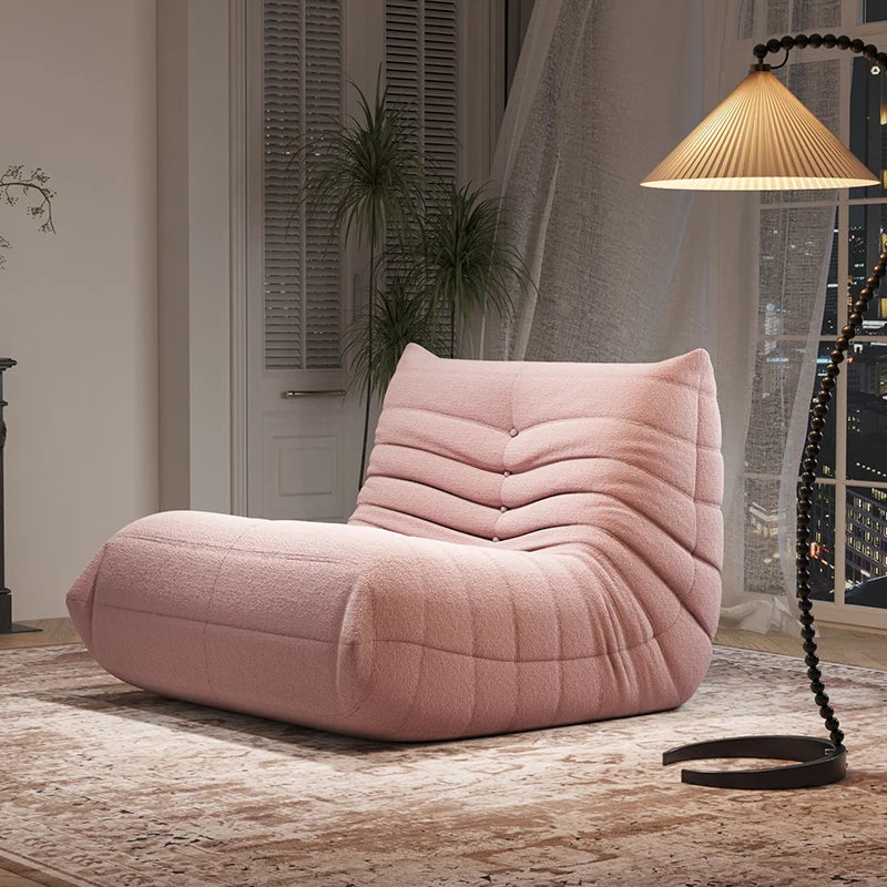 Caterpillar Reclining Sofa/Chair Modern Minimalist Balcony