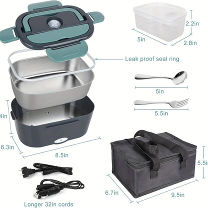 Portable 60W Electric Lunch Box Food Warmer