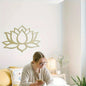 Stunning Modern Large Lotus Metal Wall Art