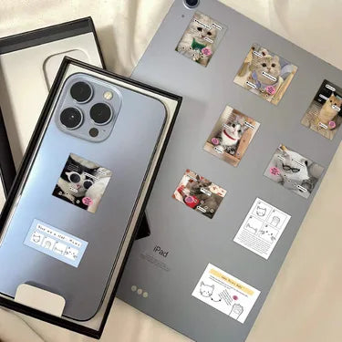 120 Sheets Cute Cat Waterproof Self-Adhesive Decals