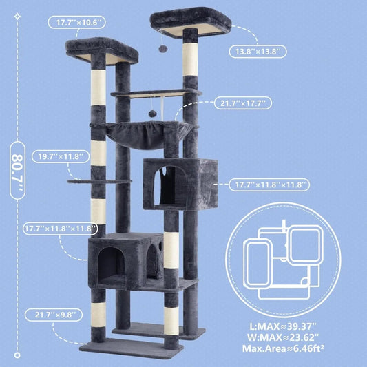 Heavy Duty Scratching Posts with Large Platforms