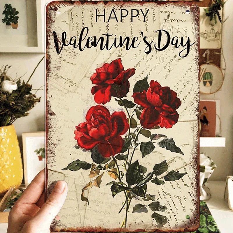 8X12 Inch Iron Wall Art Indoor Decoration