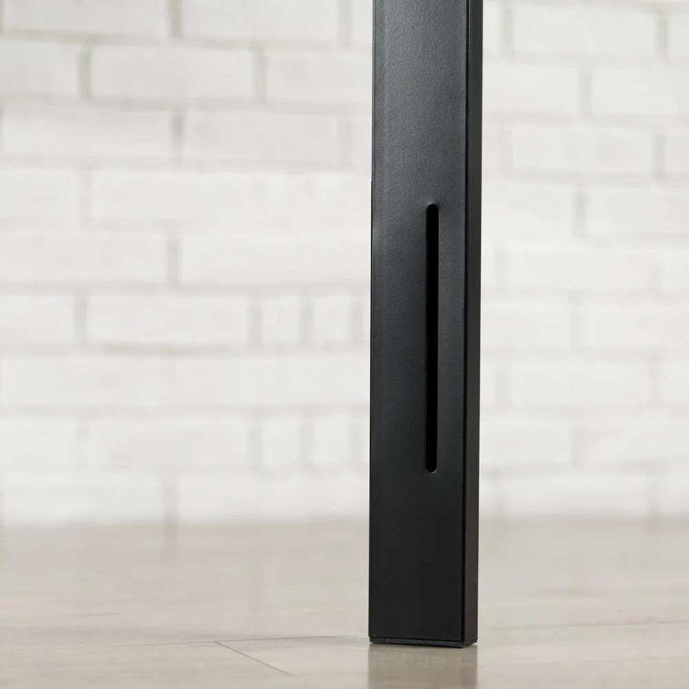 Queen Grey Upholstered Metal Headboard