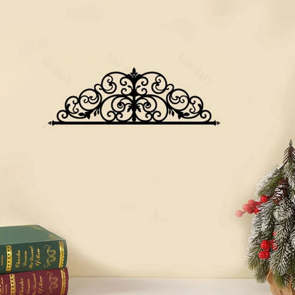 Elevator Door Floral Inspired Metal Door Crown