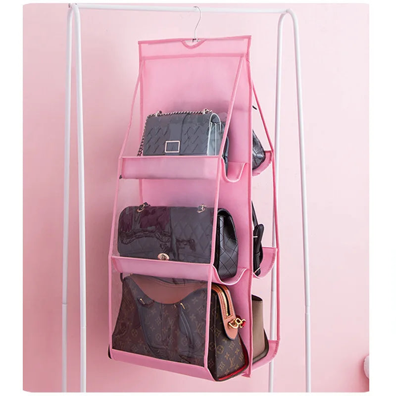 Versatile Stylish Hanging Purse Organizer Storage