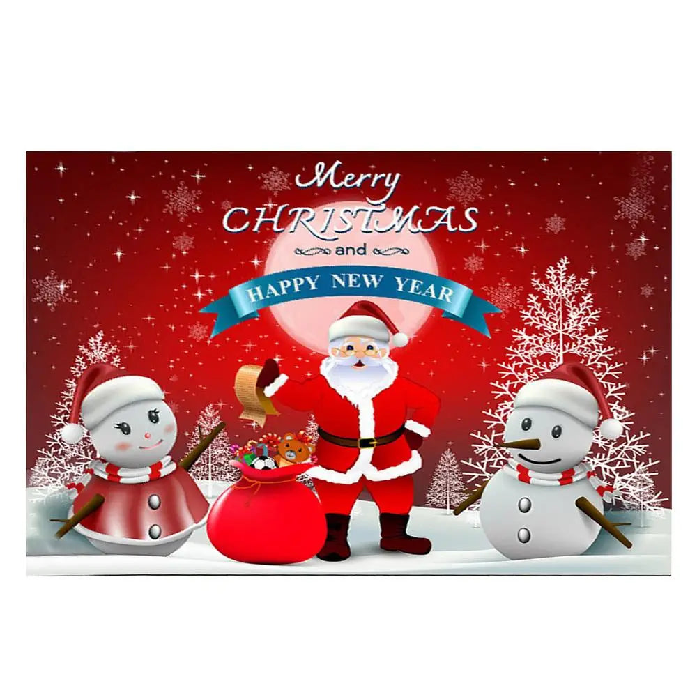 Santa Claus Welcome Mat Non Slip Rug