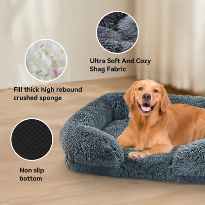 Thickened orthopedic dog bed for large dogs