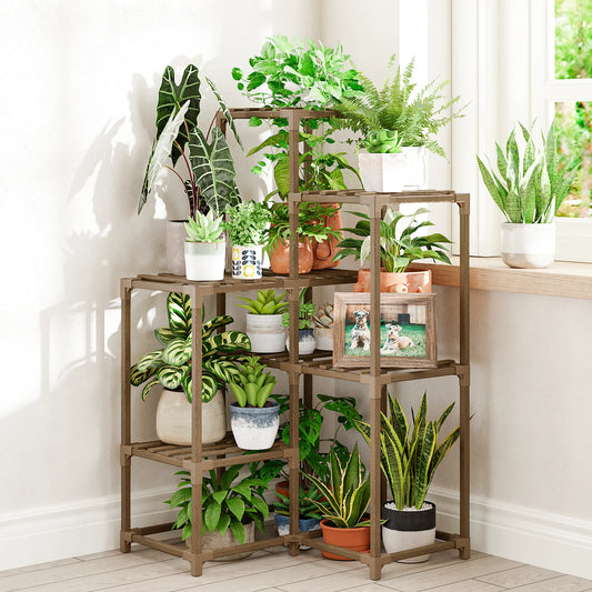 Indoor/Outdoor Plant Stand Corner Table Shelving