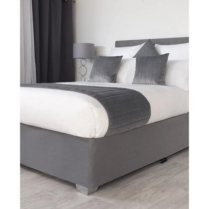 Faux Suede Box Spring Cover Luxury Wrap-Around