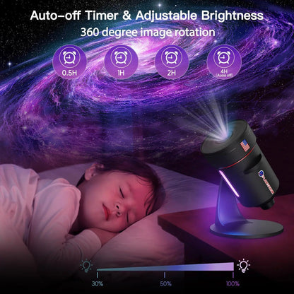 Night Light Projector 360° Rotate Planetarium Lamp