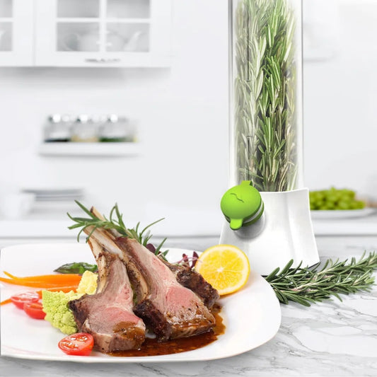 Herb Savor Container Prolong Fresh Herbs Life