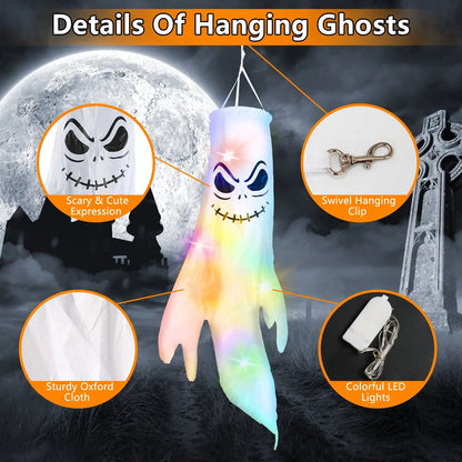 4Pcs Halloween Ghosts Hanging Decoration