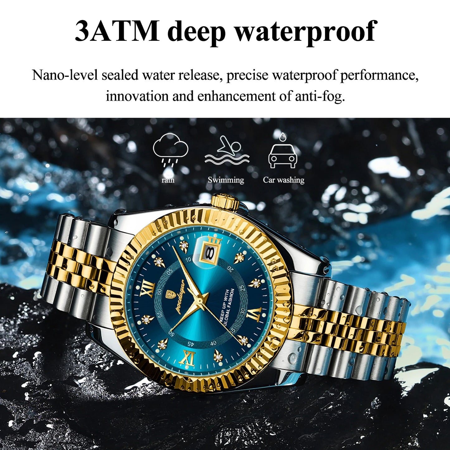 Luxury Sport Wristwatch For Men Waterproof
