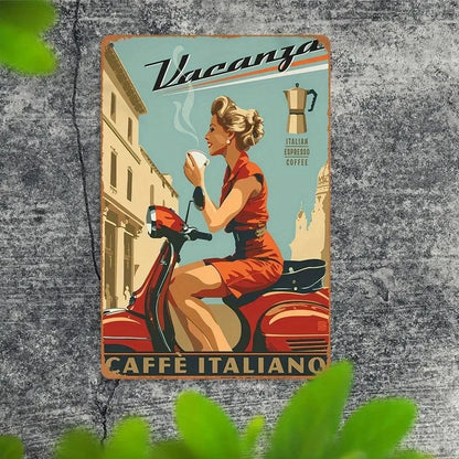 Espresso Vintage Italian Coffee Heritage Wall Art