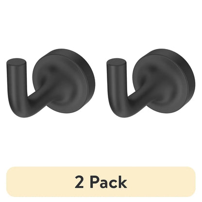 Modern Matte Black Wall Mount Robe Hooks