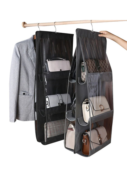 Versatile Stylish Hanging Purse Organizer Storage