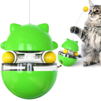 Interactive Environmental Two Layer Turntable Toy Cat