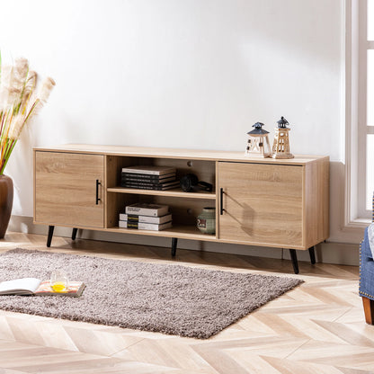 Modern TV Entertainment Console Stand with Storage