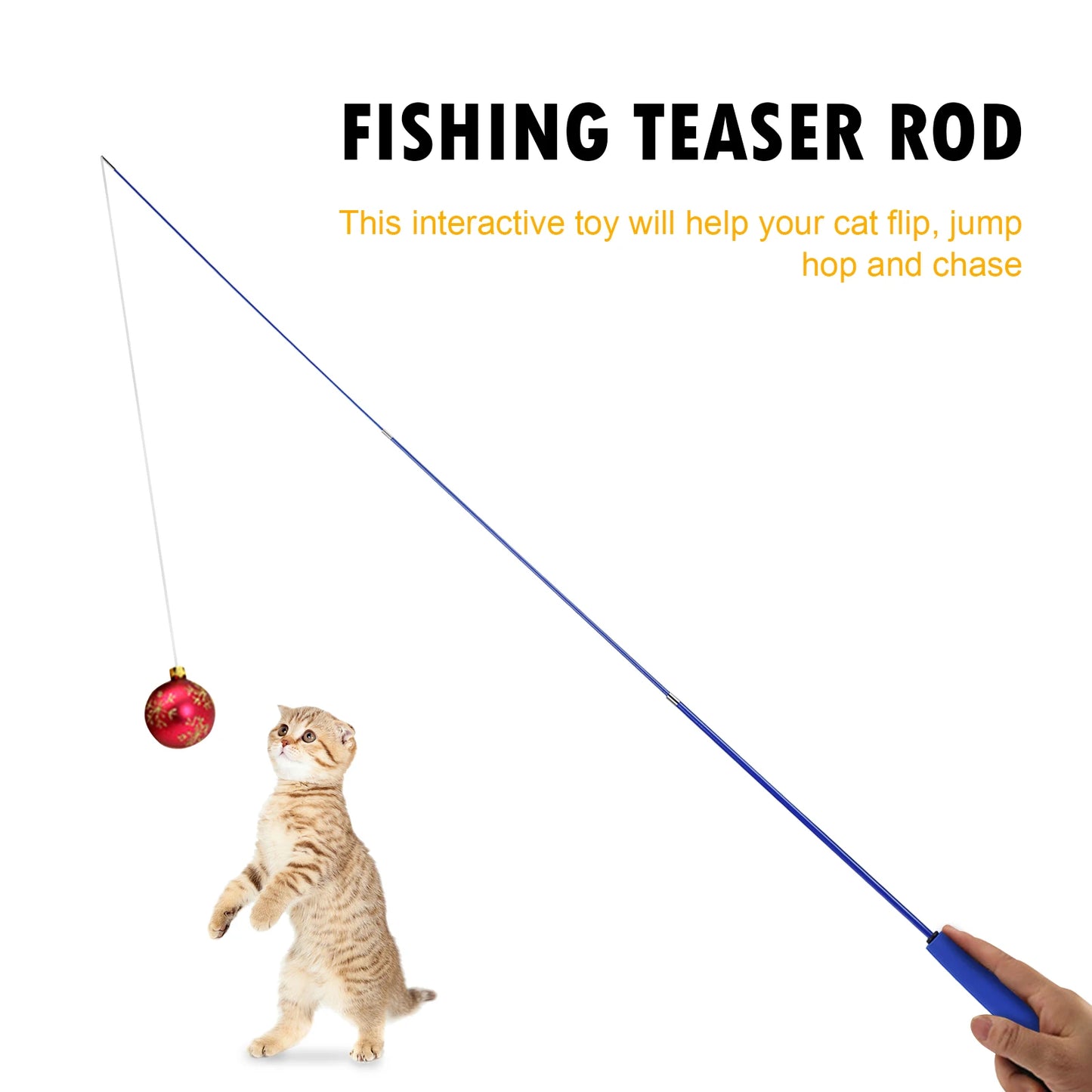 Teaser Wands Three-section Telescopic Casting-Rod