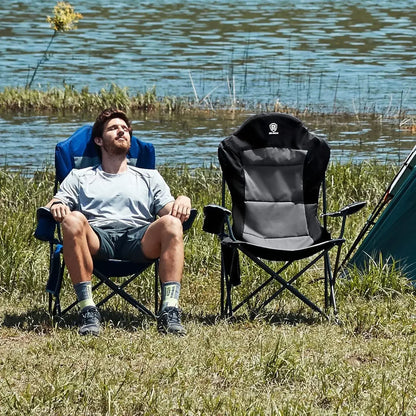 Sturdy Folding Lightweight Oversized Lawn Chairs