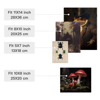 9pc Gothic Style Canvas Printing Wall Art