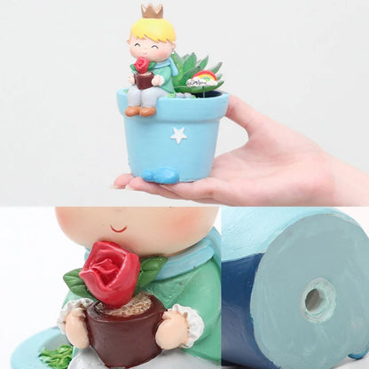 Cute Succulent Pots Small Resin Flower Planter