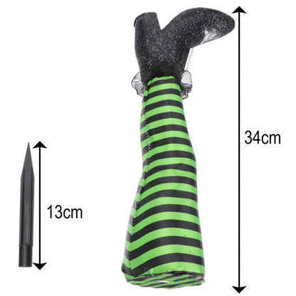 Halloween Upside Down Evil Witch Legs Props