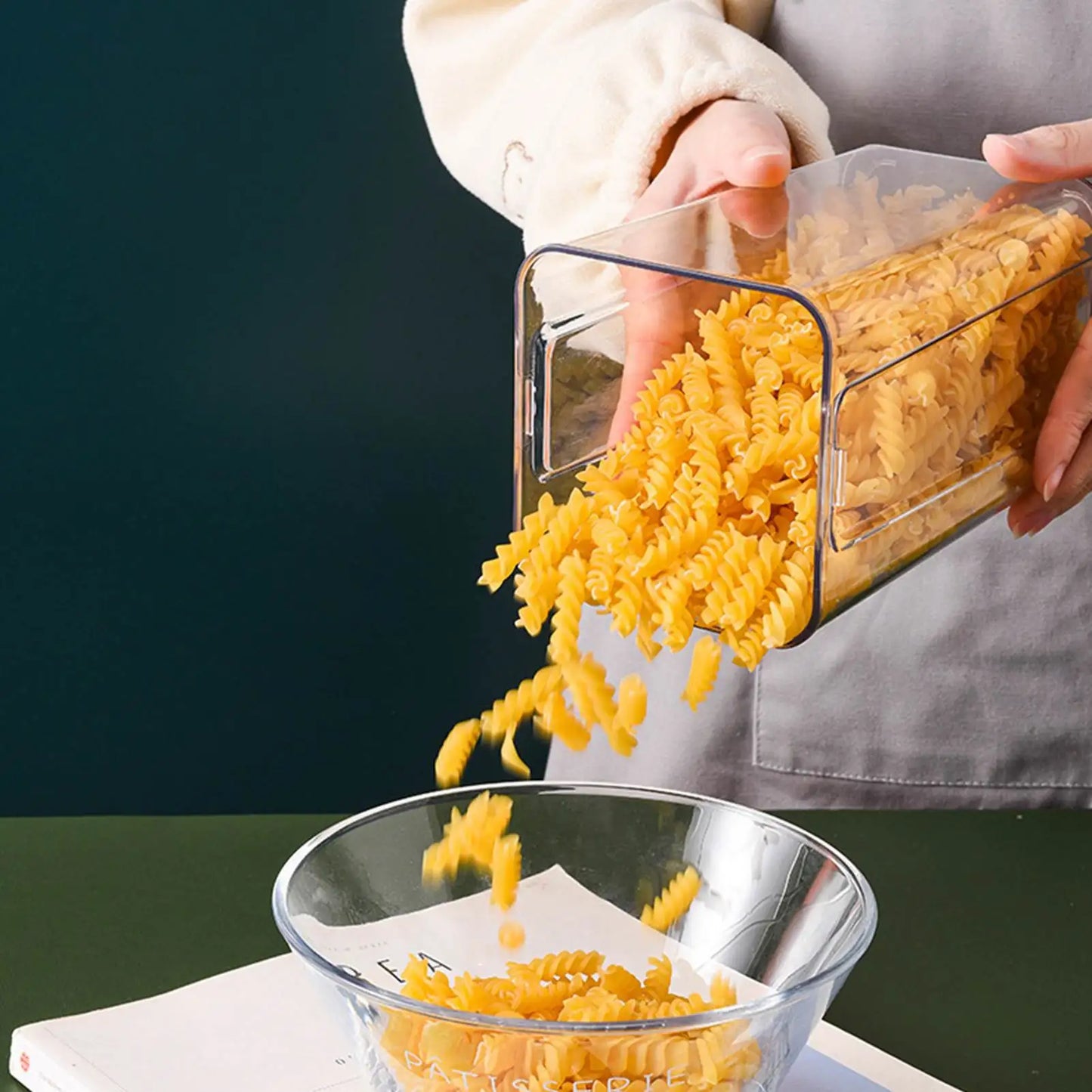 Cereal Airtight Food Storage Container Transparent