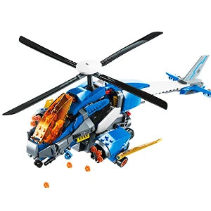 3 in1 Building Blocks, Helicopter Bomber, Monster Dragon               Cool Building Toy Best Toys Gifts Sky Overlord Series  604 Pieces