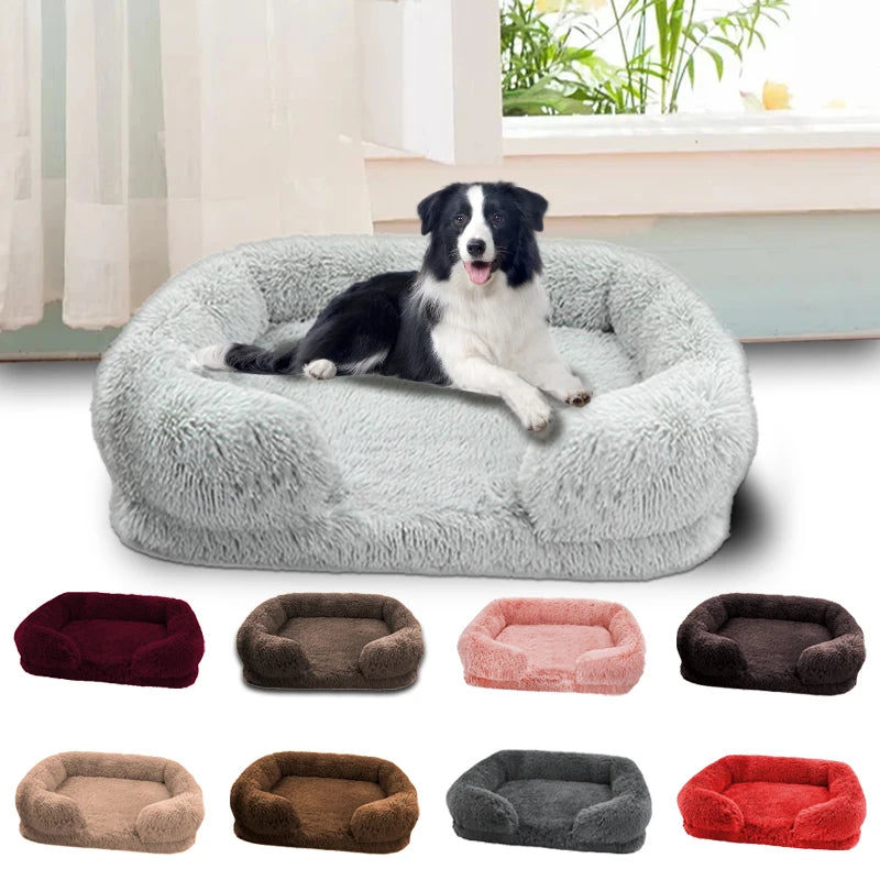 Thickened orthopedic dog bed for large dogs
