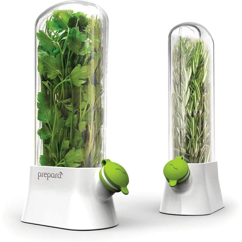 Herb Savor Container Prolong Fresh Herbs Life