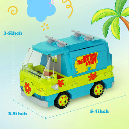 Scooby Doo Mystery Machine Panel Van Building Blocks