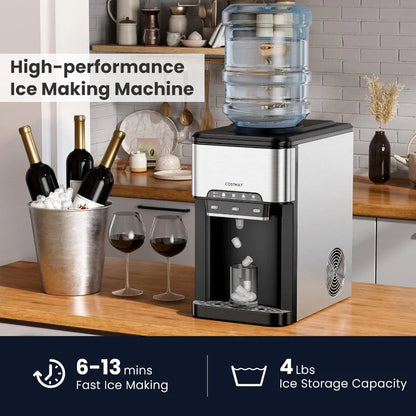3-in-1 Countertop Water Dispenser with Ice Maker