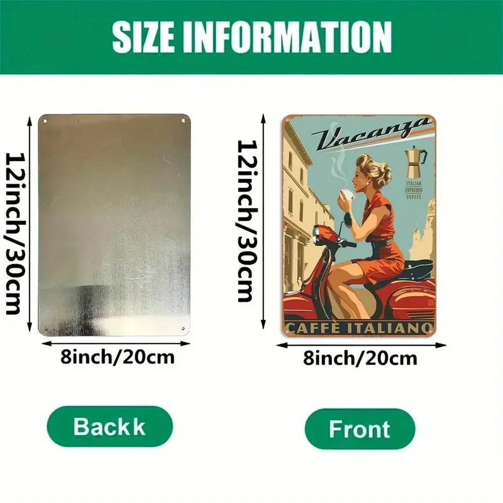 Espresso Vintage Italian Coffee Heritage Wall Art