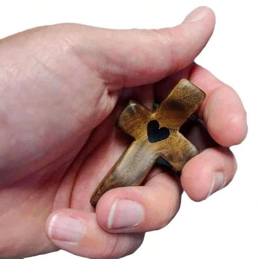 Multi-functional Wooden Cross, Anxiety Relief