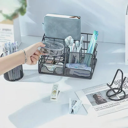 Metal Desktop Organizer Durable Multifunctional File Rack