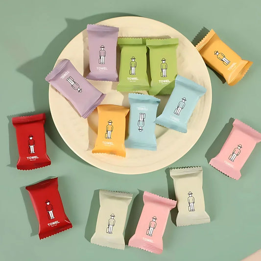 Compressed Towel Tablets - 100% Cotton Travel Essentials
