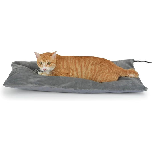 Outdoor Heated Cat Bed, Pet Heating Pad