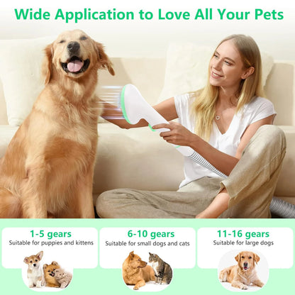 Professional Pet Grooming Kit with Vacuum Suction