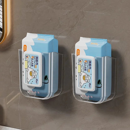 Punch Free Toilet Paper/Wipes Holder Dispenser