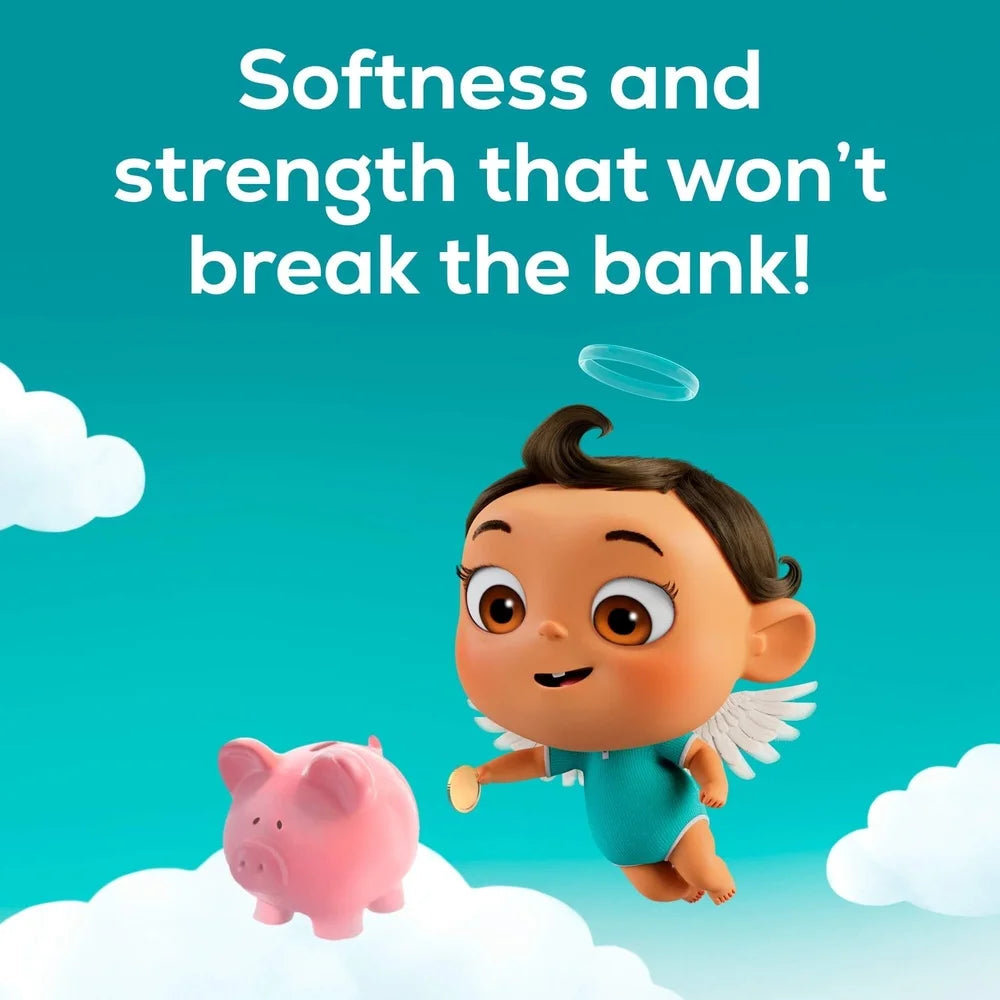 24 Mega Rolls 2 Ply Toilet Paper Soft Strong