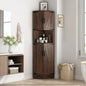 67" Corner Storage Cabinet with Barn Doors