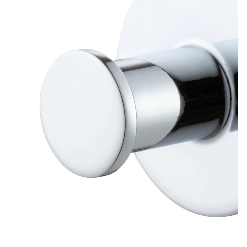 Modern Chrome Bath Hook Set 6 Pack